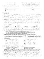 DE THI THU THPT QUOC GIA 2016 LAN 2 môn vật lý