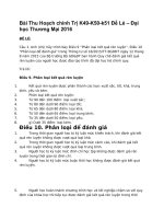 Bài Thu Hoạch chính Trị  Đề Lẻ – Đại học Thương Mại 2016