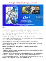 3. Chương 1 - Kế hoạch huấn luyện nhanh nhất