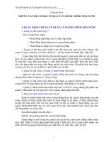 Tài liệu hướng dẫn ôn thi nâng ngạch chuyên viên, cán sự  môn kiến thức chung (chuyên đề 4)