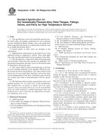 Tiêu chuẩn ASTM A 989: Standard Specification for Hot IsostaticallyPressed Alloy Steel Flanges, Fittings, Valves, and Parts for High Temperature Service