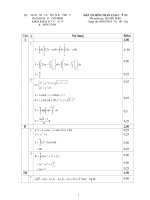 Đáp môn toán cao cấp a3