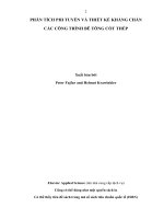 PHÂN TÍCH PHI TUYẾN VÀ THIẾT KẾ KHÁNG CHẤN CÁC CÔNG TRÌNH BÊ TÔNG CỐT THÉP