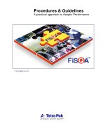 Procedures  guidelines a practical approach to aseptic performance