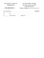 Đề thi olympic toán học lớp 10