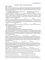 Bài tập giao thoa sóng vật lý 12