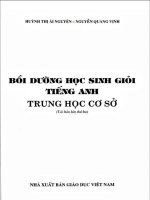 Bồi dưỡng học sinh giỏi tiếng anh THCS