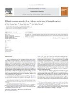 Economics letters volume 107 issue 2 2010 doi 10 1016%2fj econlet 2010 01 027 w n w  azman saini; siong hook law; abd halim ahmad    FDI and economic growth  new evidence on the role of financial ma