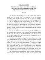 ĐIỀU TRA HIỆN TRẠNG KHAI THÁC VÀ SỬ DỤNG CÁC CÂY THUỐC TRONG BÀI THUỐC VÀ ĐỀ XUẤT BIỆN PHÁP BẢO TỒN TẠI TỈNH LÂM ĐỒNG