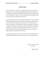 Báo cáo thực tập chế tạo máy tại Công ty cổ phần cơ khí Hồng Lĩnh