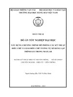 XÂY DỰNG CHƯƠNG TRÌNH MÔ PHỎNG CÁC KỸ THUẬT ĐIỀU CHẾ VÀ GIẢI ĐIỀU CHẾ TƯƠNG TỰ SỐ BẰNG LẬP TRÌNH GUI TRONG MATLAB.