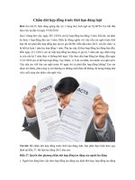 Chấm dứt hợp đồng trước thời hạn đúng luật