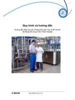 Hướng dẫn đánh giá các khoảng thời gian hợp lý để vệ sinh hệ thống tiệt trùng tetra therm aseptic