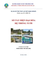 SỔ TAY HIỆN ĐẠI HÓA HỆ THỐNG TƯỚI