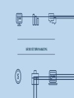 Marketing stategy  Chiến lược Marketing, hiệu ứng đẹp