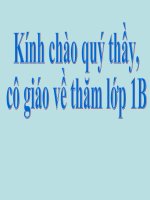 Bài giảng Toán 1 chương 2 bài 7: Phép cộng trong phạm vi 6