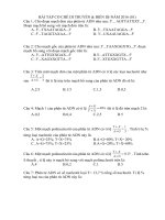 BÀI tập cơ CHẾ DI TRUYỀN