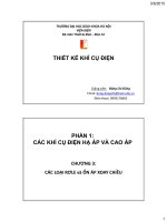 CHƯƠNG 3:  CÁC LOẠI RƠLE và ỔN ÁP XOAY CHIỀU