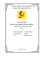 BÀI TẬP LỚN PHÂN TÍCH THIẾT KẾ HỆ THỐNG: Quản lý website bán tuor du lịch online