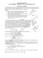Bài tập động lực học  tham khảo