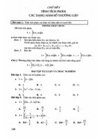 Trắc nghiệm giải tích 12 Tích phân và ứng dụng ĐHQG: Phần 2