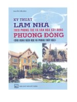 KỸ THUẬT LÀM NHÀ THEO PHONG TỤC VÀ VĂN HÓA PHƯƠNG ĐÔNG