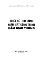 CÔNG TRÌNH HẦM GIAO THÔNG