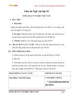 Giáo án Ngữ văn 10 bài: Tổng quan văn học Việt Nam