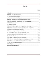 Tiểu luận kiến trúc trường quặng 