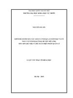 Kiểm kê, đánh giá các loài cá ngoại lai xâm hại và có nguy cơ xâm hại ở hai huyện mê linh, sóc sơn (hà nội) và đề xuất biện pháp quản lý 