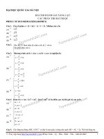 Bộ Đề thi đánh giá năng lực học sinh trắc nghiệm môn toán phần tư duy định lượng