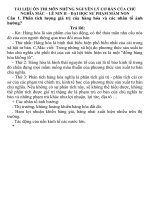 TÀI LIỆU ôn THI môn NHỮNG NGUYÊN lý cơ bản của CHỦ NGHĨA mác 