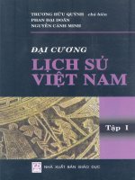 đại cương lịch sử việt nam tập 1 phần 1 