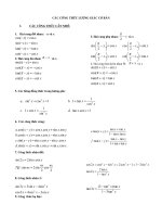 hàm số lượng giác nhiều dạng