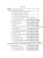 Nghiên cứu nồng độ AFP (alpha feto protein) và một số chỉ số hóa sinh trên bệnh nhân ung thư gan đến khám tại bệnh viện hữu nghị 