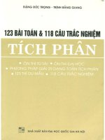 Làm nhanh trắc nghiệm tích phân ĐHQG: Phần 1