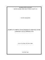 NGHIÊN cứu PHONG CÁCH LÃNH đạo của đội NGŨ cán bộ LÃNH đạo cấp xã, TỈNH KON TUM 