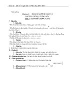 giáo án đại số, giải tích 12