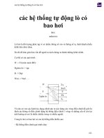 các hệ thống tự động lò có bao hơi