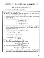 Giải bài tập vật lý 12 (chương trình nâng cao) phần 2 