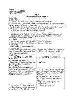 giáo án địa lí 5 tuần 1 đến tuần 3