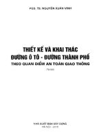 THIẾT KẾ KHAI THÁC ĐƯỜNG GIAO THÔNG THEO QUAN ĐIỂM AN TOÀN GIAO THÔNG