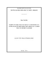 Nghiên cứu khả năng xây dựng và ảnh hưởng của tường ngầm lên biến động thủy động lực và hình thái ven bờ biển nam định 