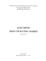 giáo trình phân tích công nghiệp 