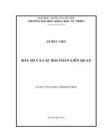 Dãy số và các bài toán liên quan 