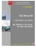 KẾ HOẠCH CẤP NƯỚC AN TOÀN HỆ THỐNG CẤP NƯỚC TP. HỒ CHÍ MINH