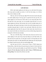 Tổ chức công tác kế toán tổng hợp chi phí sản xuất ở công ty TNHH thương mại hương dũng