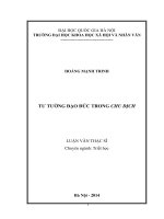 Tư tưởng đạo đức trong chu dịch 