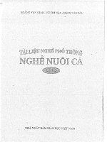 TÀI LIỆU NGHỀ PHỔ THÔNG NGHỀ NUÔI cá 