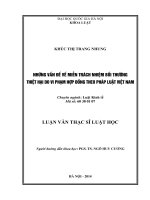 Những vấn đề về miễn trách nhiệm bồi thường thiệt hại do vi phạm hợp đồng theo pháp luật việt nam 